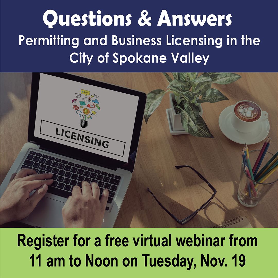 computer with license form and Oct. 19 date of program