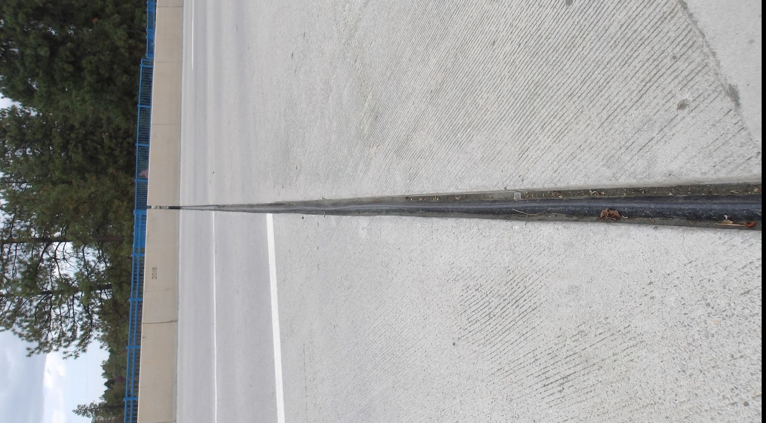 SPOKV-4508 north joint after the repair of Sullivan Road bridge.