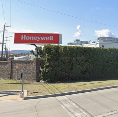 The Honeywell plant sign in Spokane Valley.